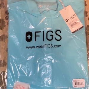 🔥Figs Rafaela NEON BLUE top 🌺 NWT